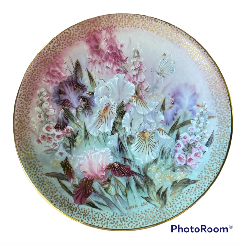 1991 Iris Quartet plate with original box